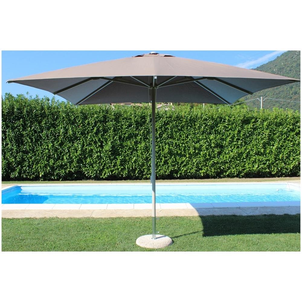 Ombrellone 3 X 3 Palo Centrale Tortora Per Esterno Giardino, Ristorante, Gelateria Bar Hotel Albergo - Foto 1