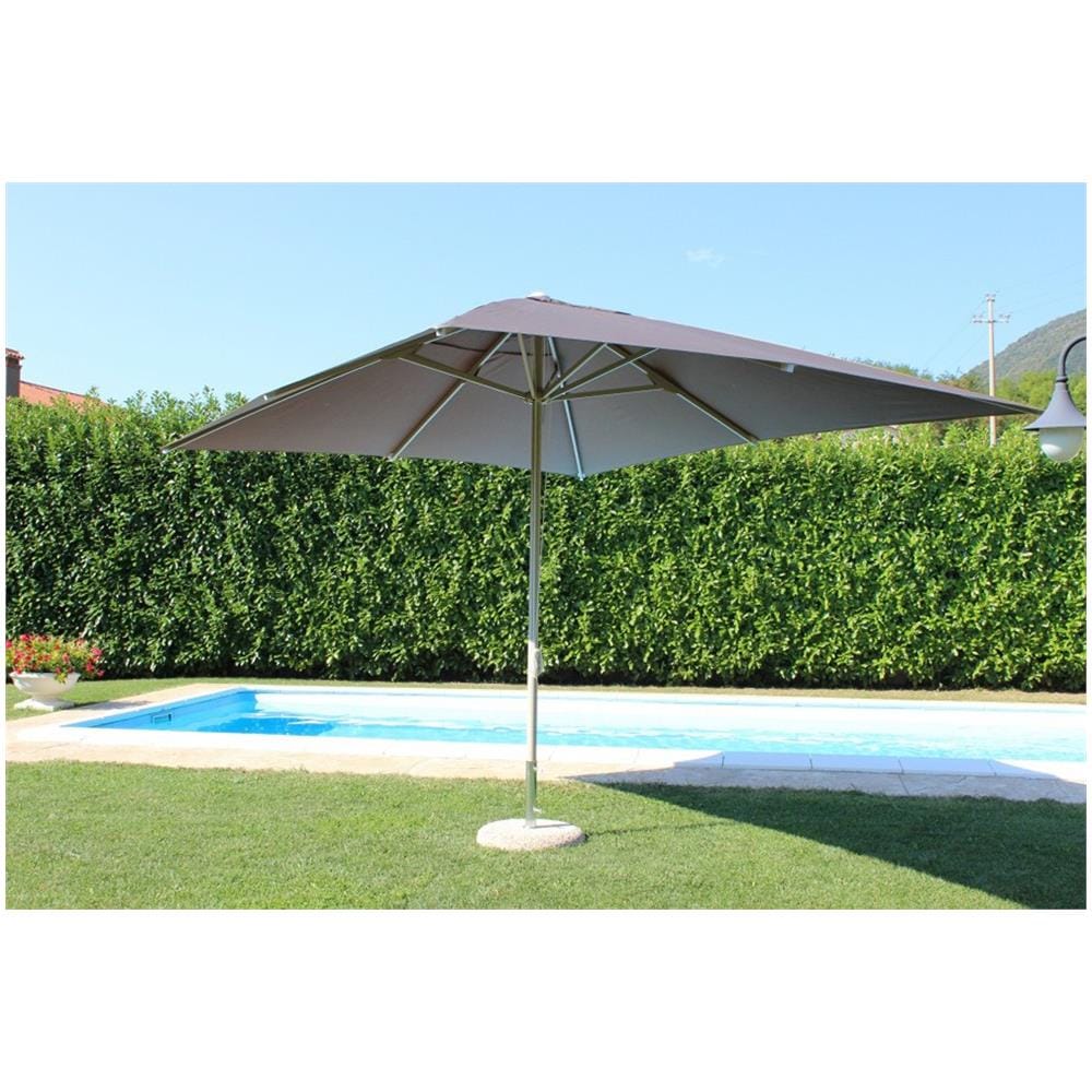 Ombrellone 3 X 3 Palo Centrale Tortora Per Esterno Giardino, Ristorante, Gelateria Bar Hotel Albergo - Foto 2