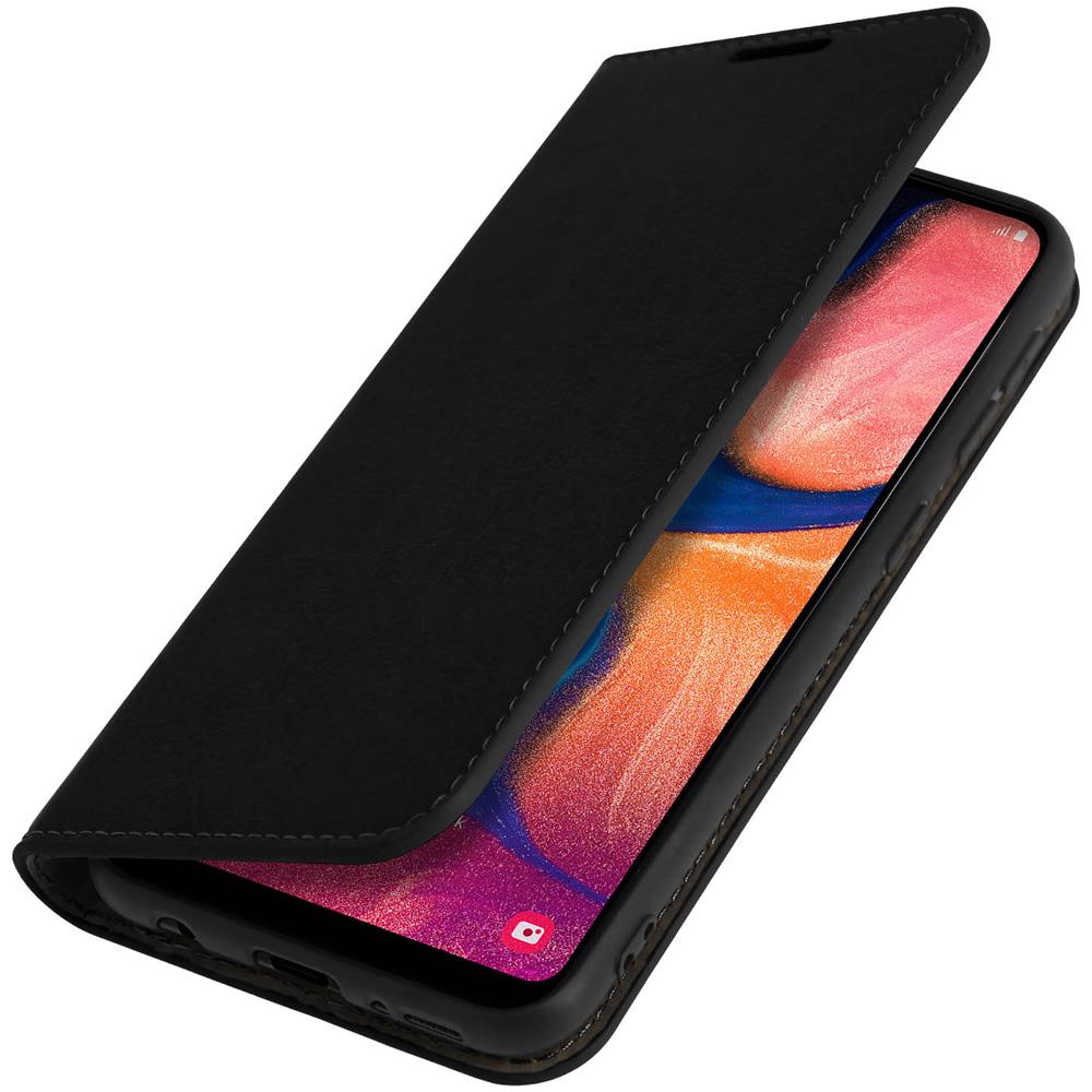 Custodia Samsung Galaxy A20epelle Portafoglio Funzione Stand - Nero - Foto 2