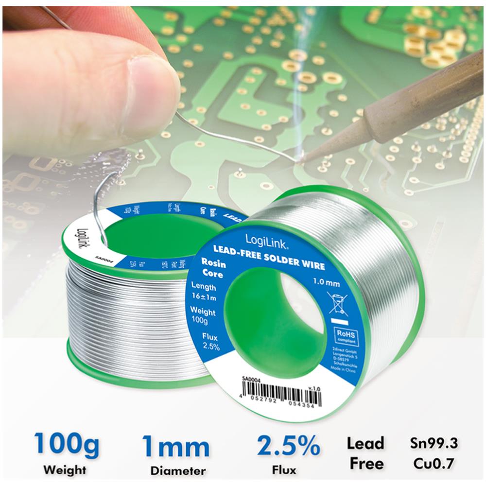 Stagno In Rotolo Per Saldatura Senza Piombo Rame 1 Mm 100g - Foto 2