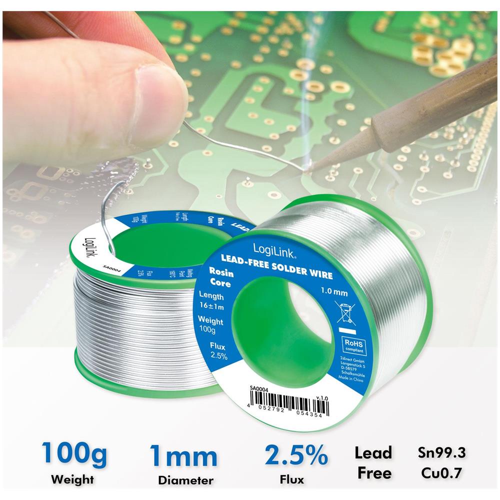 Stagno In Rotolo Per Saldatura Senza Piombo Rame 1 Mm 100g - Foto 6