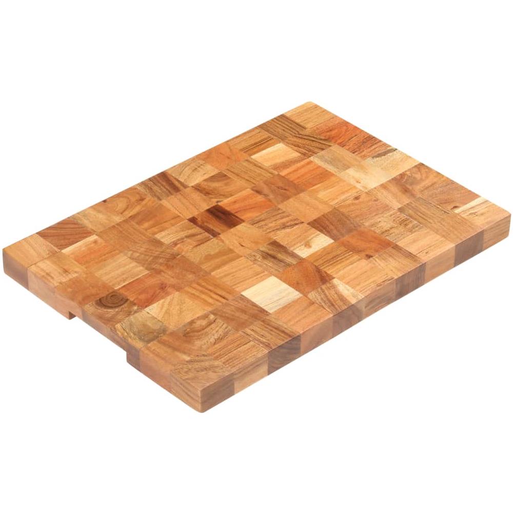 Tagliere 50x34x3,8 Cm In Legno Massello Di Acacia - Foto 8