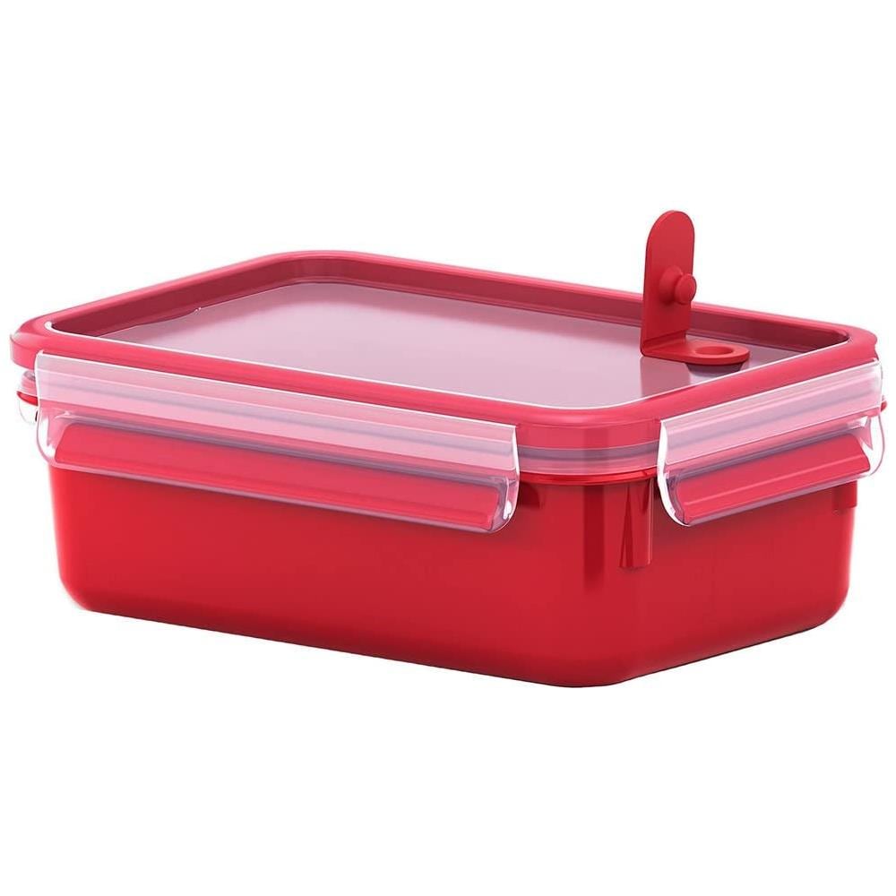517773 Lunch Container 1l Thermoplastisches Elastomer (tpe) Rot 1stck (e) Brotdose (517773)  - Foto 2