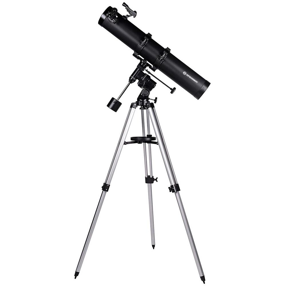 Bresser 4614909 Telescopio Riflettore Galaxia 114/900 EQ-Sky con Adattatore per Smartphone - Foto 1