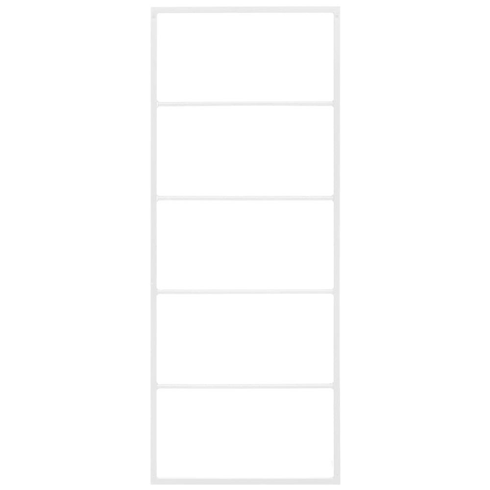 Portasciugamani Bianco 45x10x115 Cm In Acciaio - Foto 3