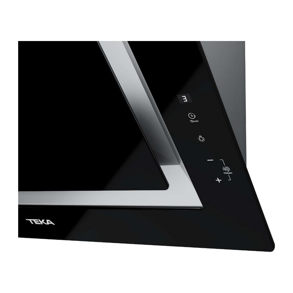 Cappa Inclinata Decorativa 90cm 558m3 / h Nera - 112930029 - Foto 2