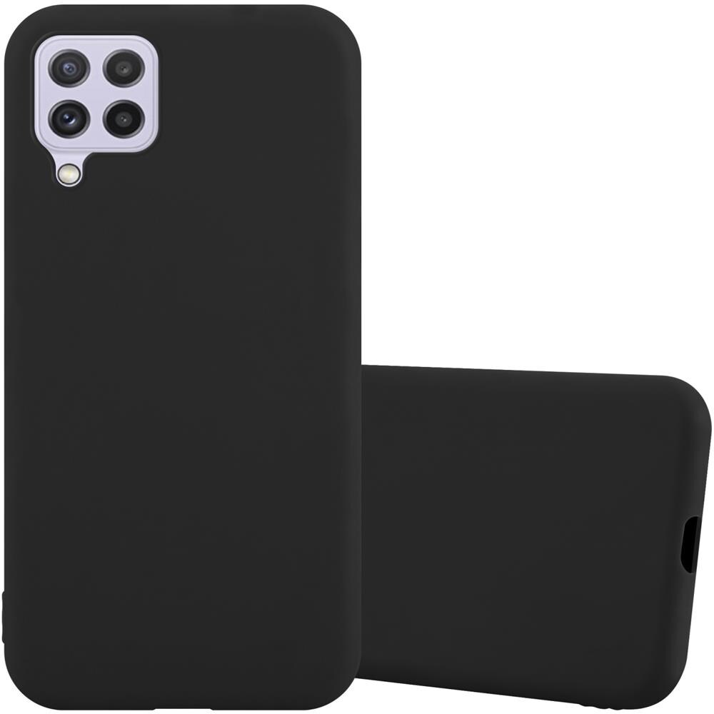 Custodia Compatibile Con Samsung Galaxy A22 4g / M22 / M32 4g In Candy Nero - Coperchio Protettivo In Silicone Tpu Flessibile - Foto 1