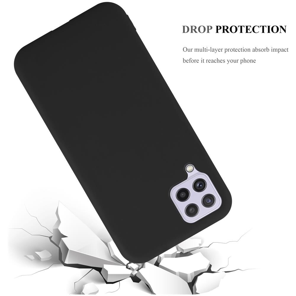 Custodia Compatibile Con Samsung Galaxy A22 4g / M22 / M32 4g In Candy Nero - Coperchio Protettivo In Silicone Tpu Flessibile - Foto 8
