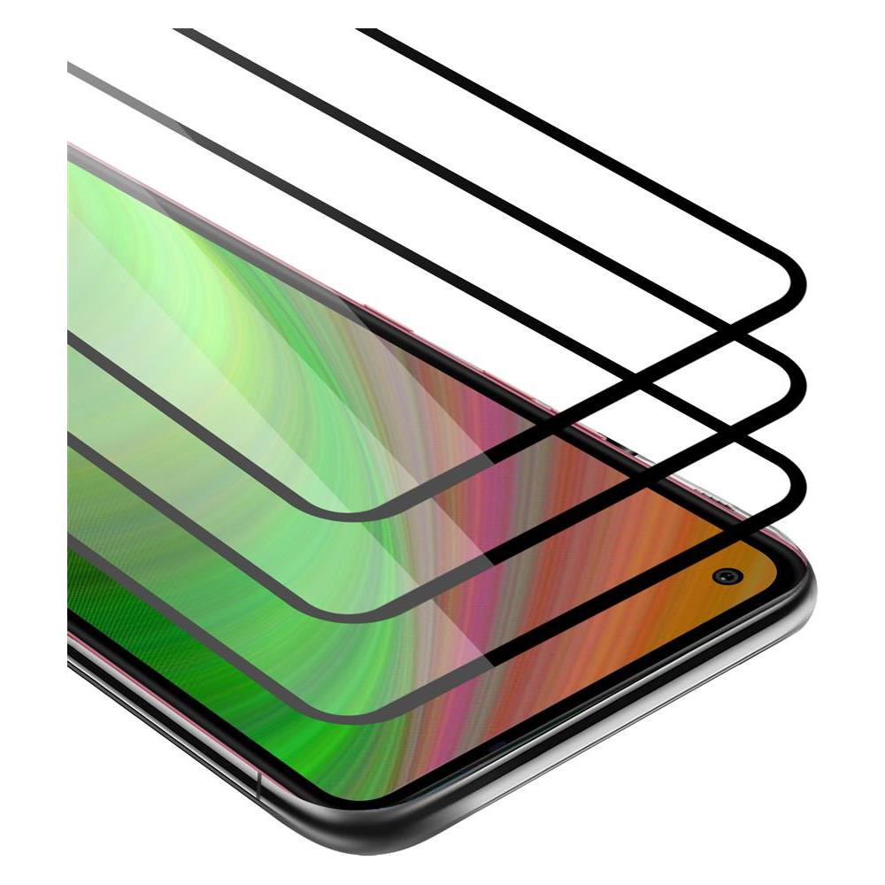 3x Pellicola Armatura A Schermo Intero Compatibile Con Lg K51s In Trasparente Con Nero - 3x Vetro Temperato (tempered) Di Protezione Del Display In Durezza 9h Con 3d Touch - Foto 1