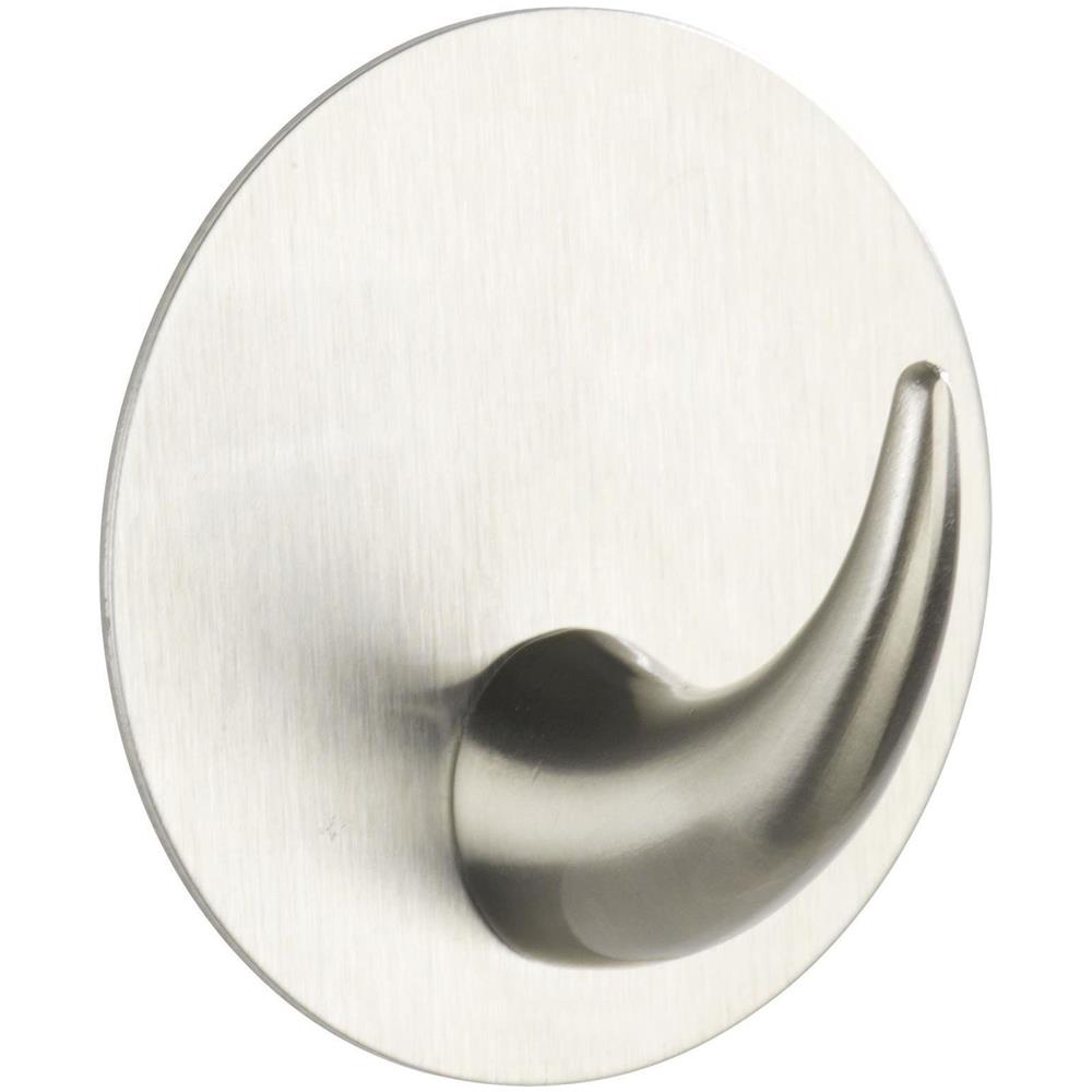 Wenko Gancio Basic In Acciaio Inox 6,5x6,5x6,5 Cm – Multiuso Per Parete