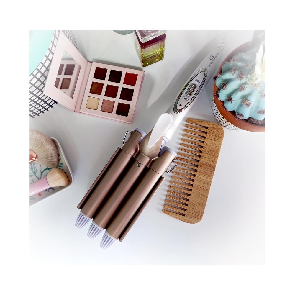 Acconciatura Ondulata In Ceramica Ionica Ondulata Con Ferro Arricciacapelli - Foto 2