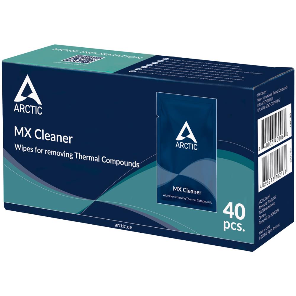 MX Cleaner Salviettine Detergenti per Pulizia Pasta Termica - 40 pezzi - Foto 3