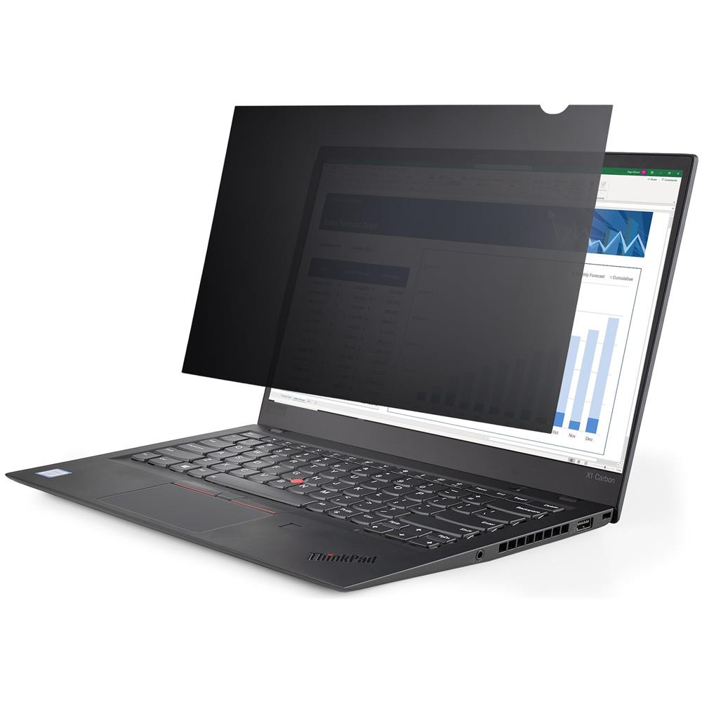 Filtro privacy per laptop da 15,6" 16:9, Pellicola protettiva antiriflesso con riduzione della luce blu del 51%, Protezione dello schermo con angolo di visione di + /- 30 gradi, Opaco /Lucido - Foto 1