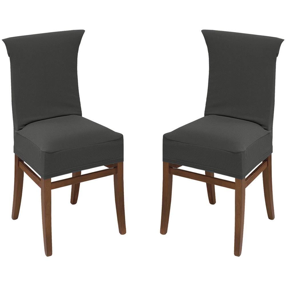 Coppia Coprisedia Con Schienale Antimacchia In Tinta Unita Modello Easy Stone - Foto 1