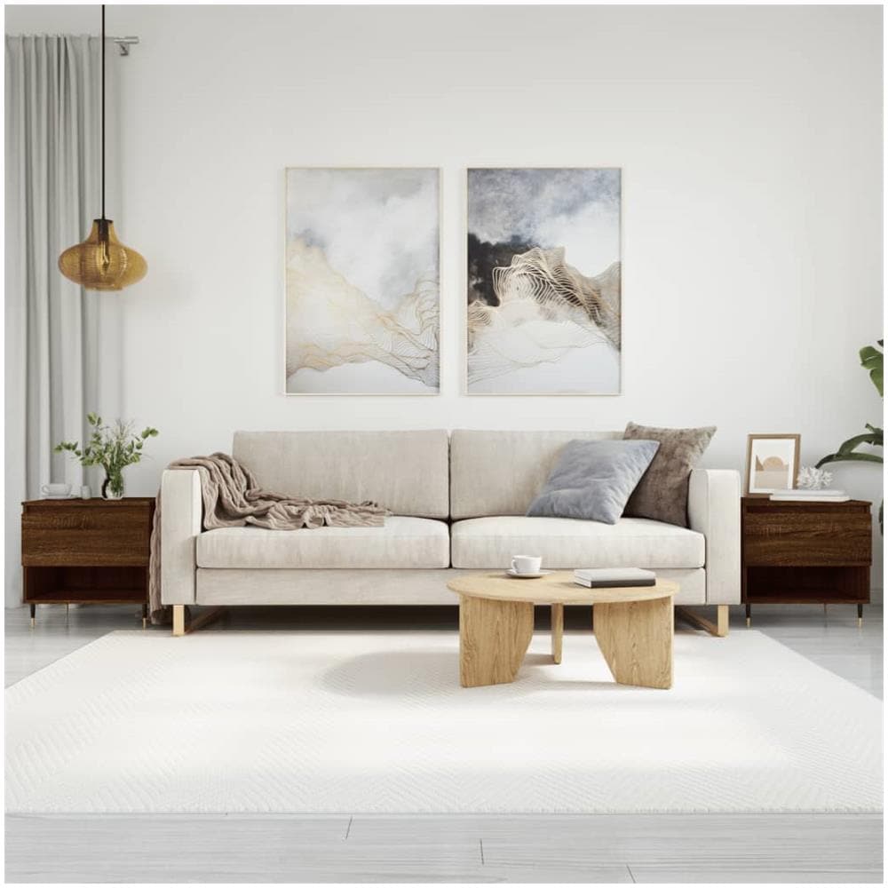 Tavolini Salotto 2pz Rovere Marrone 50x46x50 Legno Multistrato - Foto 1
