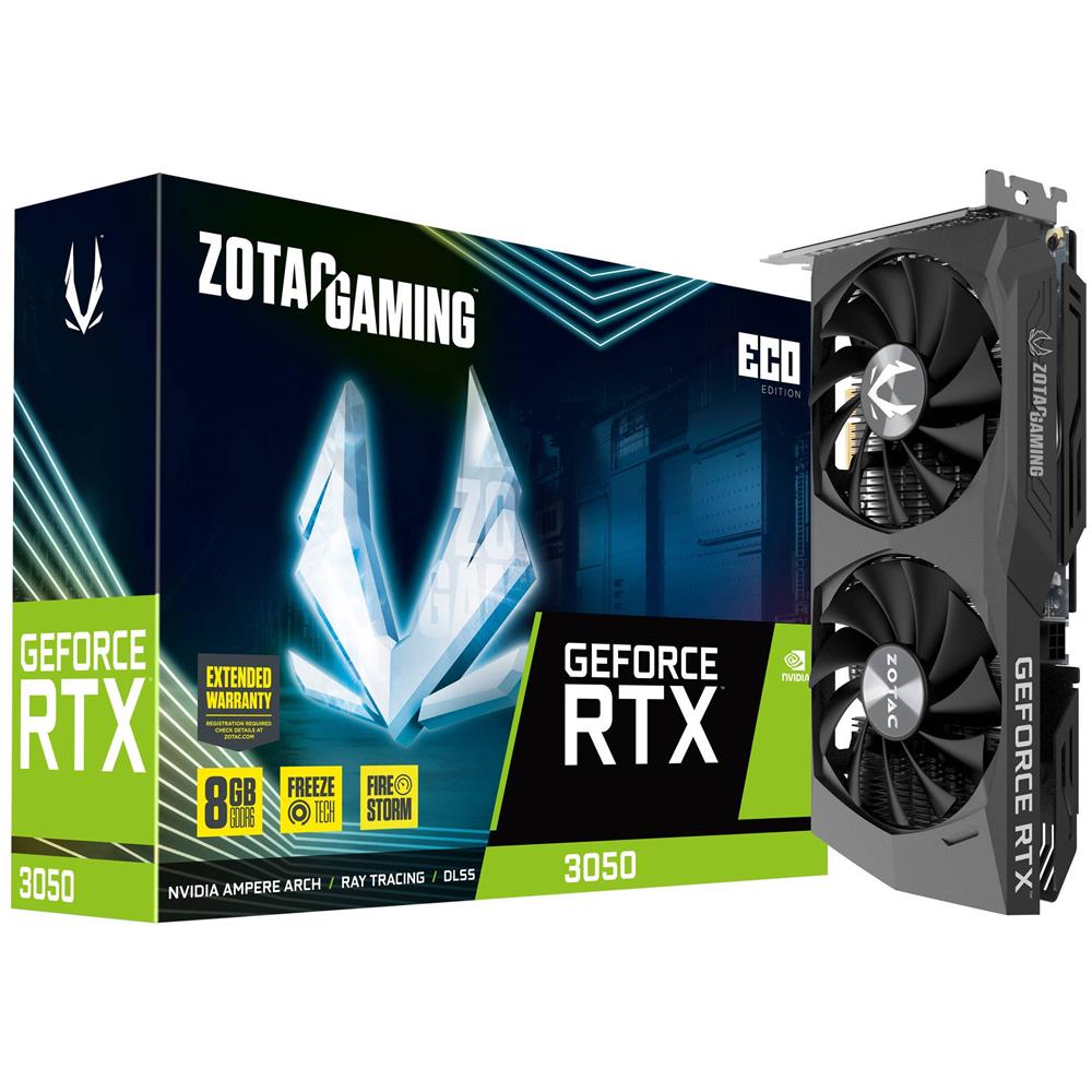 GeForce RTX 3050 8GB GDDR6 PCI Express x8 4.0 / 1x HDMI / 3x DisplayPorts Gaming - Foto 1