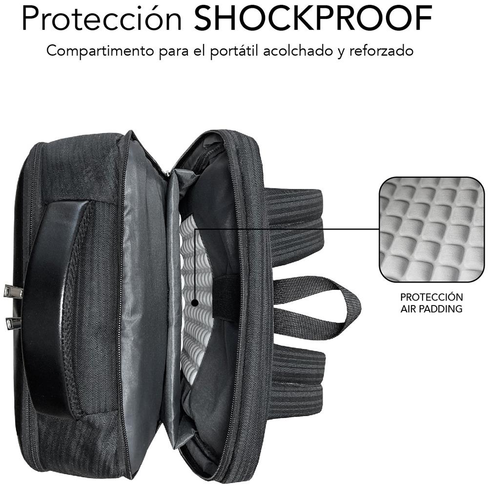 MOCHILA BUSINESS V2 AP 16'' NEGRO 40,6 cm (16") Zaino Nero - Foto 5