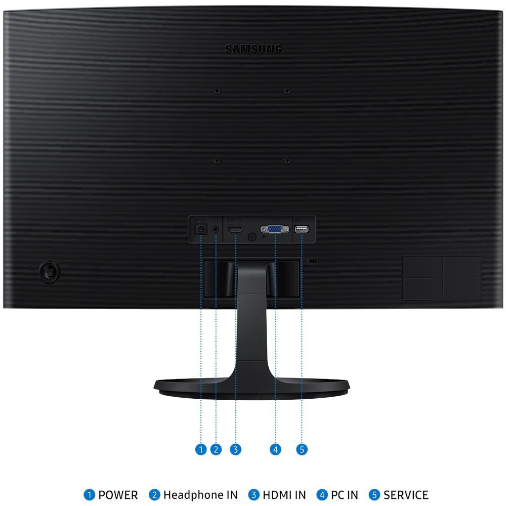 Monitor 24" LCD Curvo S36GD 1920x1080 Full HD Tempo di Risposta 4 ms - Foto 8