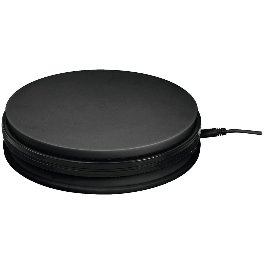 Base Con Piastra Girevole Nero 45 Cm Fino A 50 Kg - Foto 2