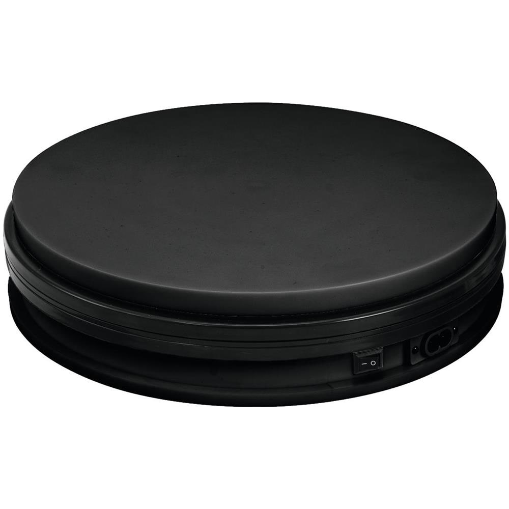 Base Con Piastra Girevole Nero 45 Cm Fino A 50 Kg - Foto 3