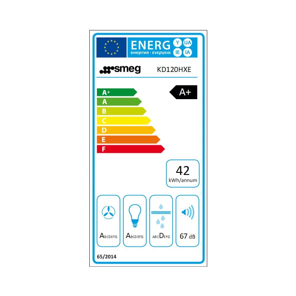 KD120HXE Cappa Aspirante a Parete 120 cm Colore Acciaio Inox - Foto 2