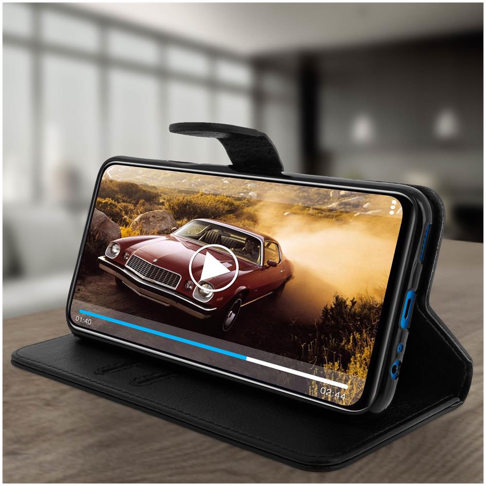 Custodia Huawei P Smart Z / huawei Y9 Prime 2019 Portacarte Funzione Supporto Nero - Foto 2