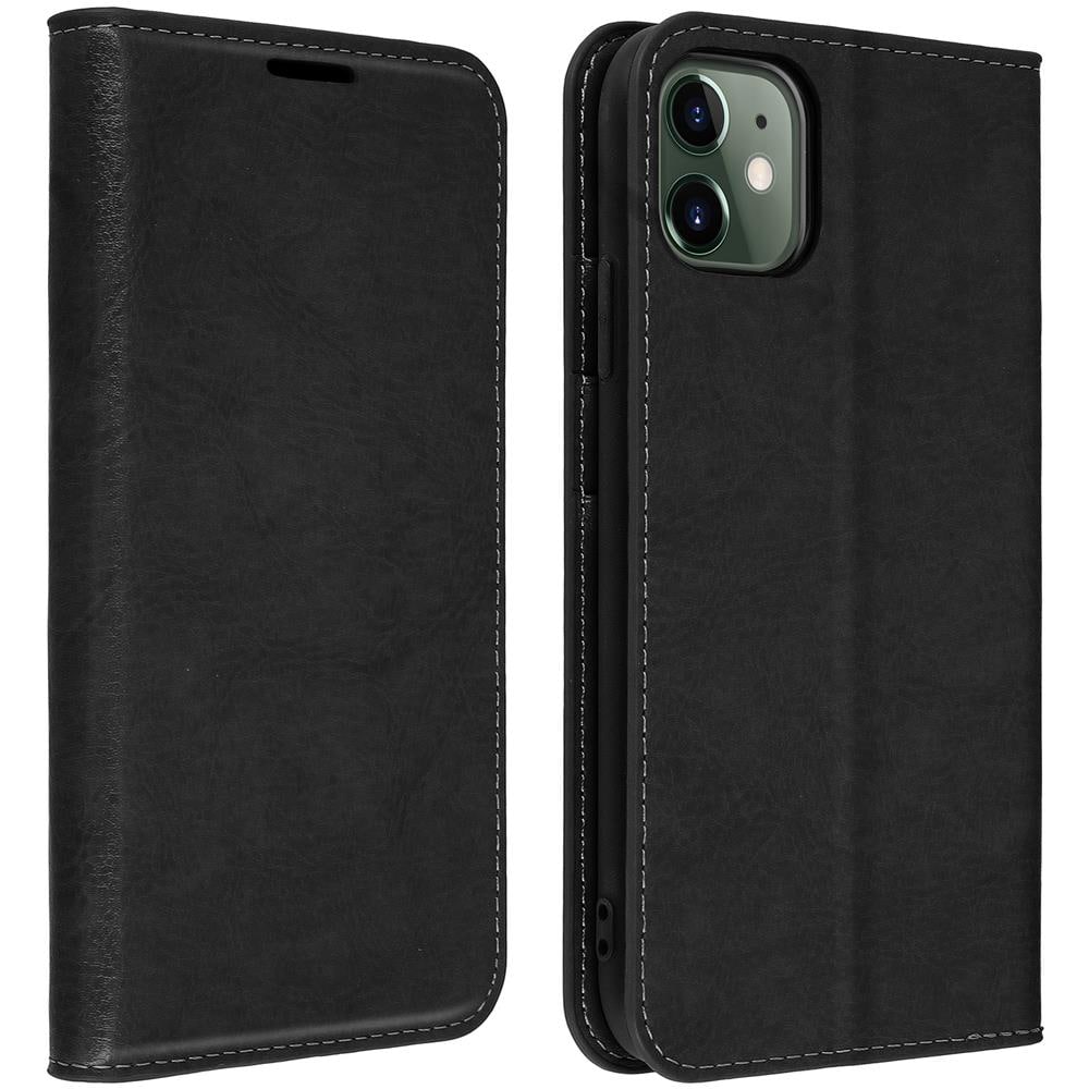 Custodia Apple Iphone 11pelle Portafoglio Funzione Stand - Nero - Foto 1