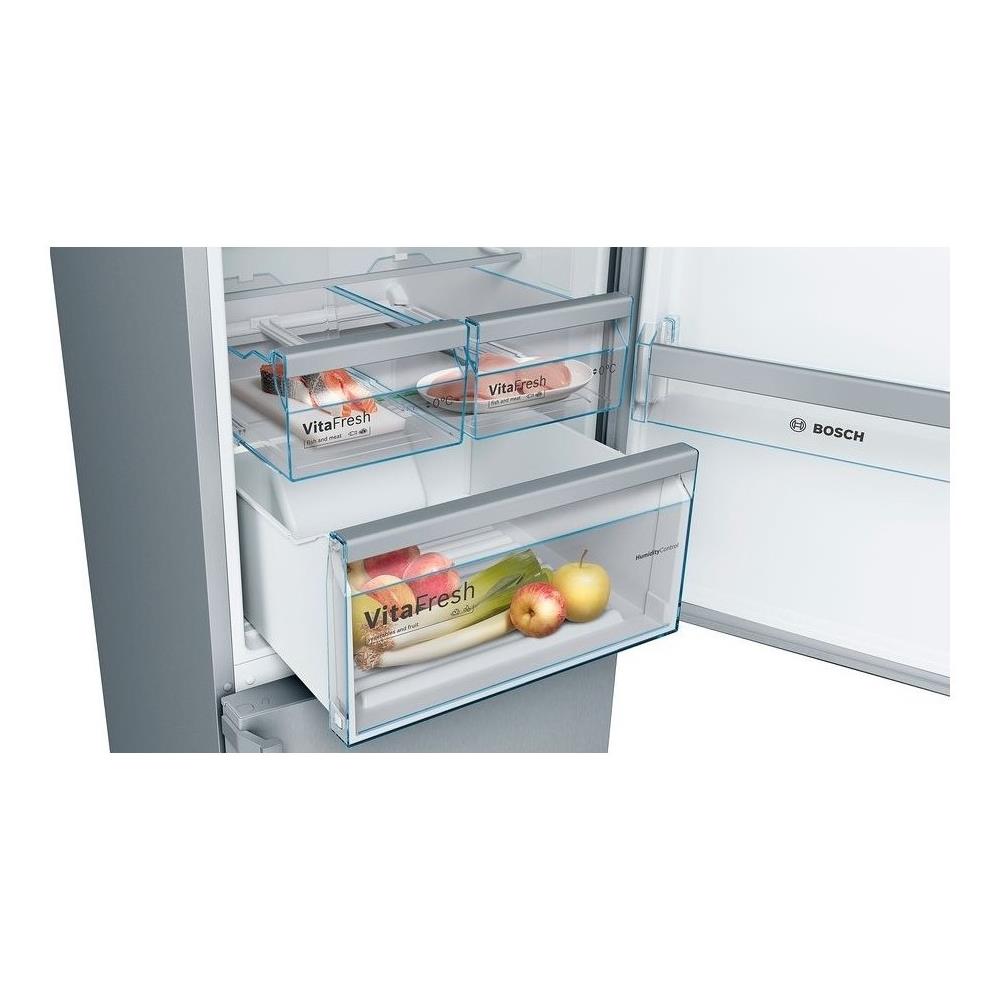 Frigorifero Combinato KGN397IEQ Serie 4 Dual No Frost Multi Air Flow Classe E Capacità Netta 368 Litri Colore Acciaio Inossidabile - Foto 7