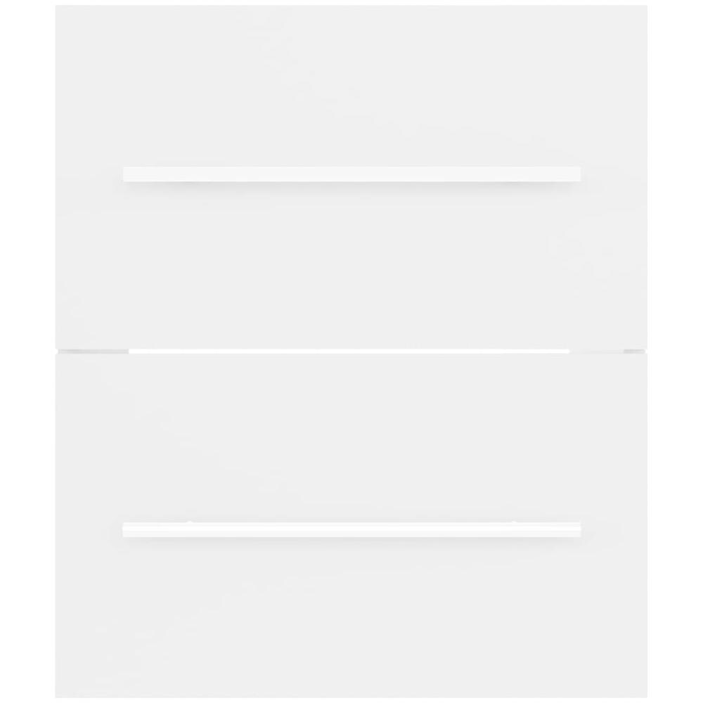 Mobile Lavabo Bianco 41x38,5x48 cm in Legno Multistrato - Foto 2