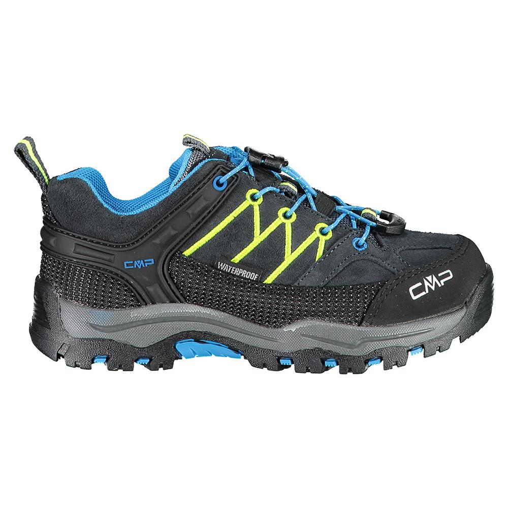 Scarpe Kids Rigel Low Wp Trekking Waterproof Junior - Antracite-yellow Fluo Eu 31.0 - Foto 1