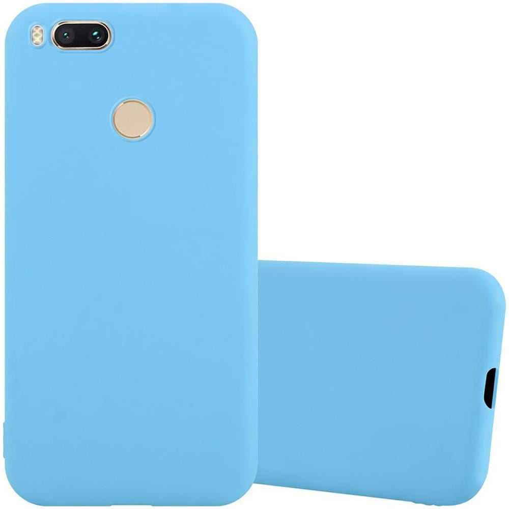 Custodia Compatibile Con Xiaomi 5x / A1 In Candy Blu - Coperchio Protettivo In Silicone Tpu Flessibile - Foto 1
