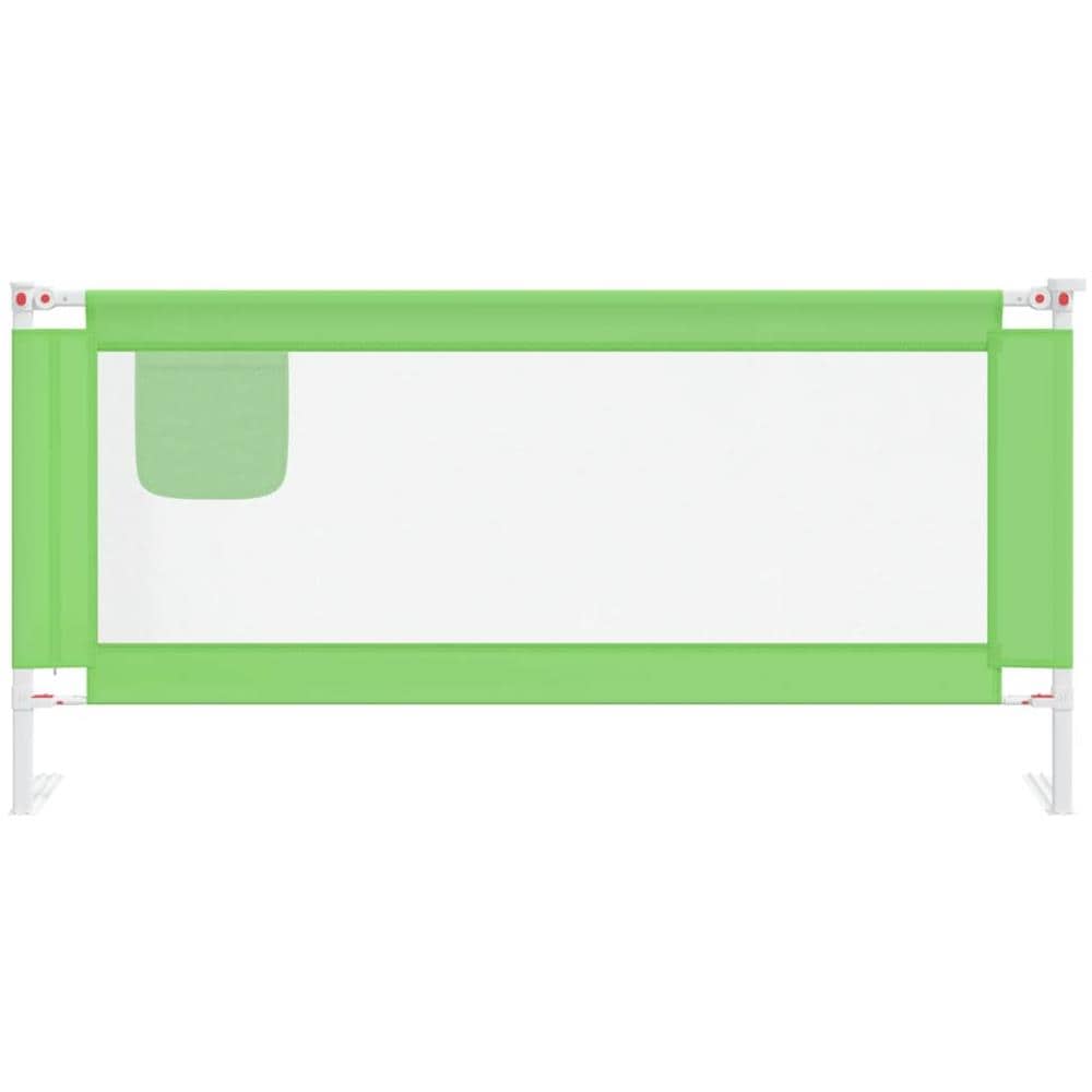 Sponda Letto di Sicurezza per Bambini Verde 190x25cm in Tessuto - Foto 3
