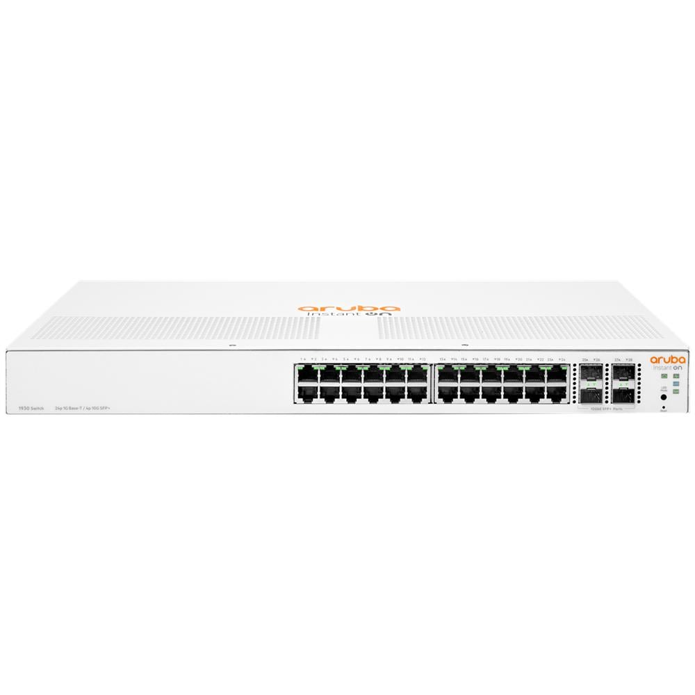 Aruba Instant On 1930 24G Class4 PoE 4SFP /SFP+ 195W Gestito L2+ Gigabit Ethernet (10/100/1000) Supporto Power over Ethernet (PoE) 1U Bianco - Foto 1