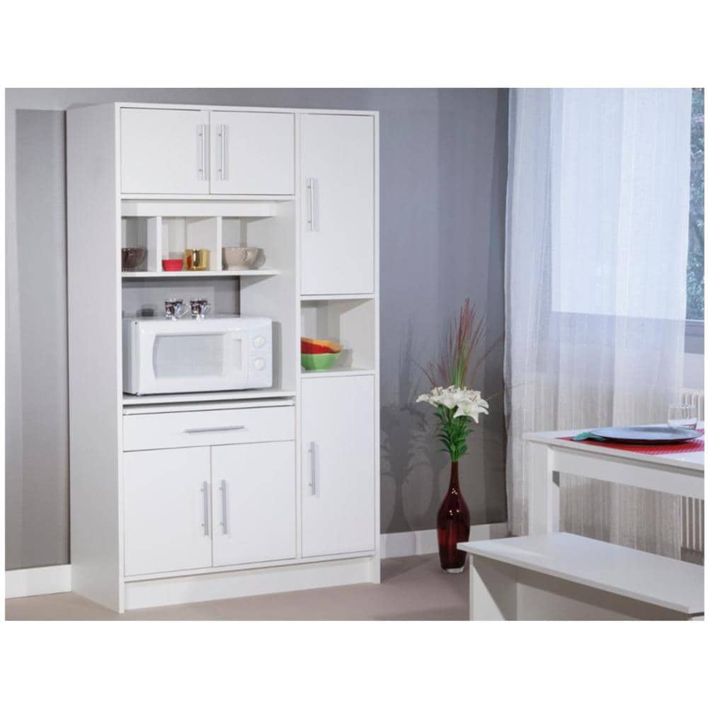 Credenza Da Cucina 5 Ante E 1 Cassetto Bianca - Mady - Foto 1