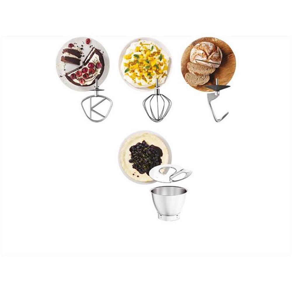 Robot da Cucina Titanium Chef Baker Xl KVC65.001SI Capacità 5 L Potenza 1200 W Colore Silver - Foto 6