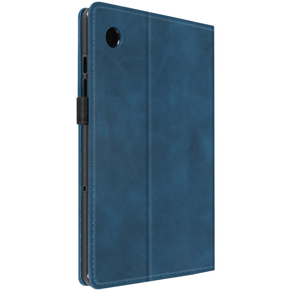 Custodia Per Samsung Tab A9 Plus Portafoglio Multi-scomparto Supporto Video Blu - Foto 1