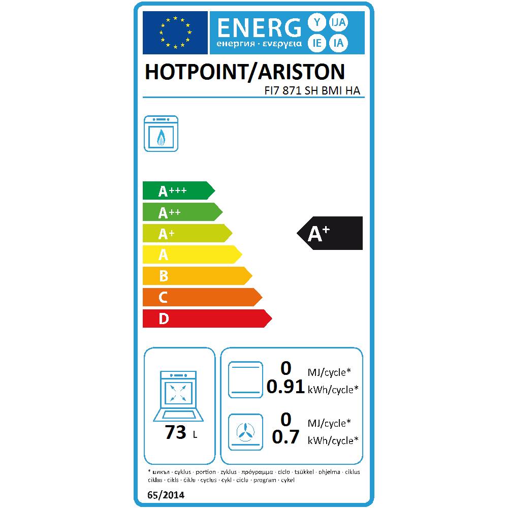 Forno Elettrico da Incasso FI7 871 SH BMI Capacità 73 L Multifunzione Ventilato Colore Nero - Foto 2