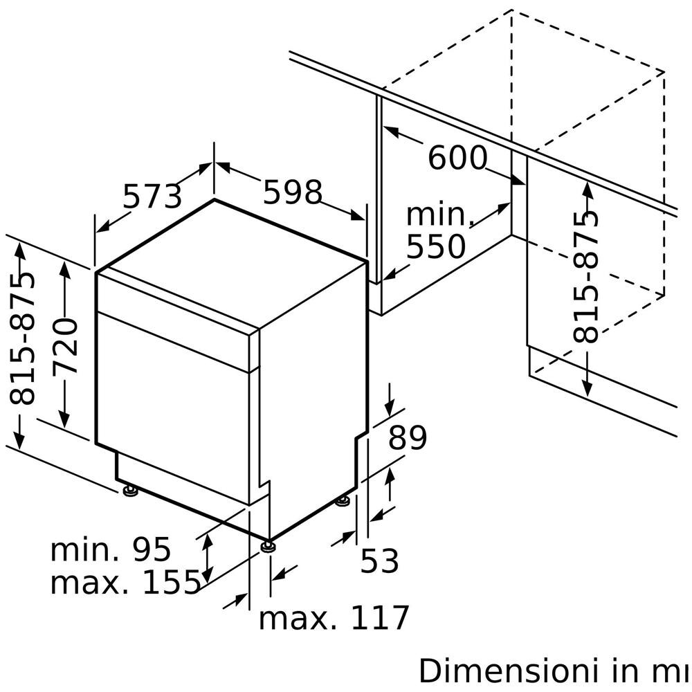 Lavastoviglie SMP4ECS71S da Sottopiano Classe B Capacità 14 Coperti Colore Acciaio Inox - Foto 12