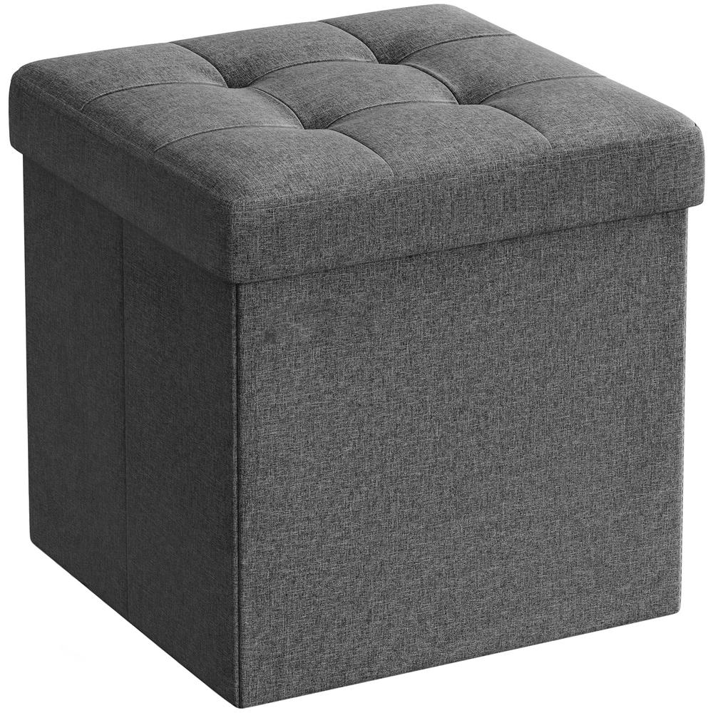 PUFA - LSF028G01 Pouf organizer in MDF grigio scuro - Foto 1