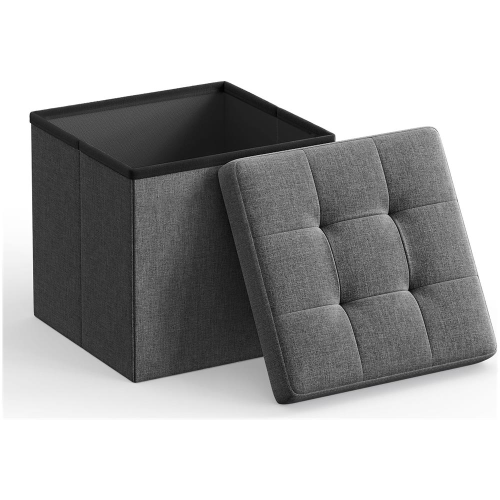 PUFA - LSF028G01 Pouf organizer in MDF grigio scuro - Foto 2
