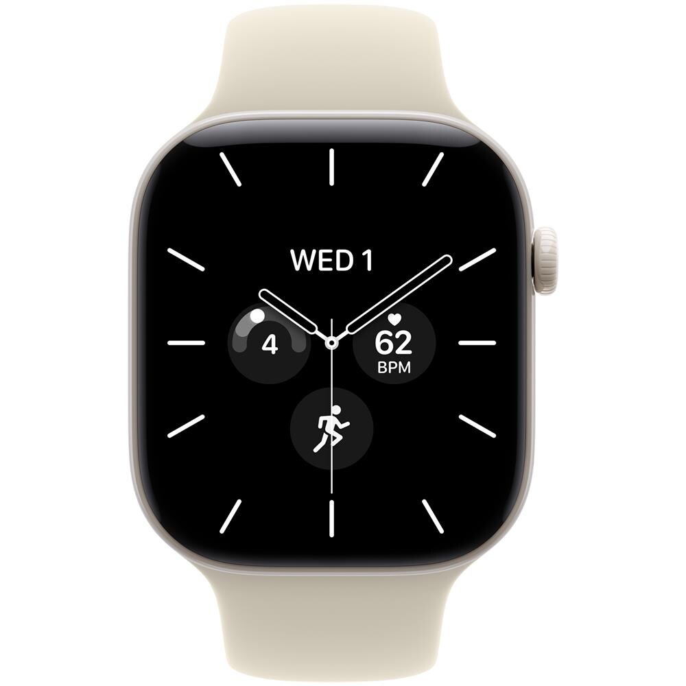 Watch Series 12 GPS + Cellular, cassa 42 mm in ceramica bianco perla con cinturino Sport sabbia - M /L, OLED, Touch screen, 64 GB, Wi-Fi, GPS - Foto 2
