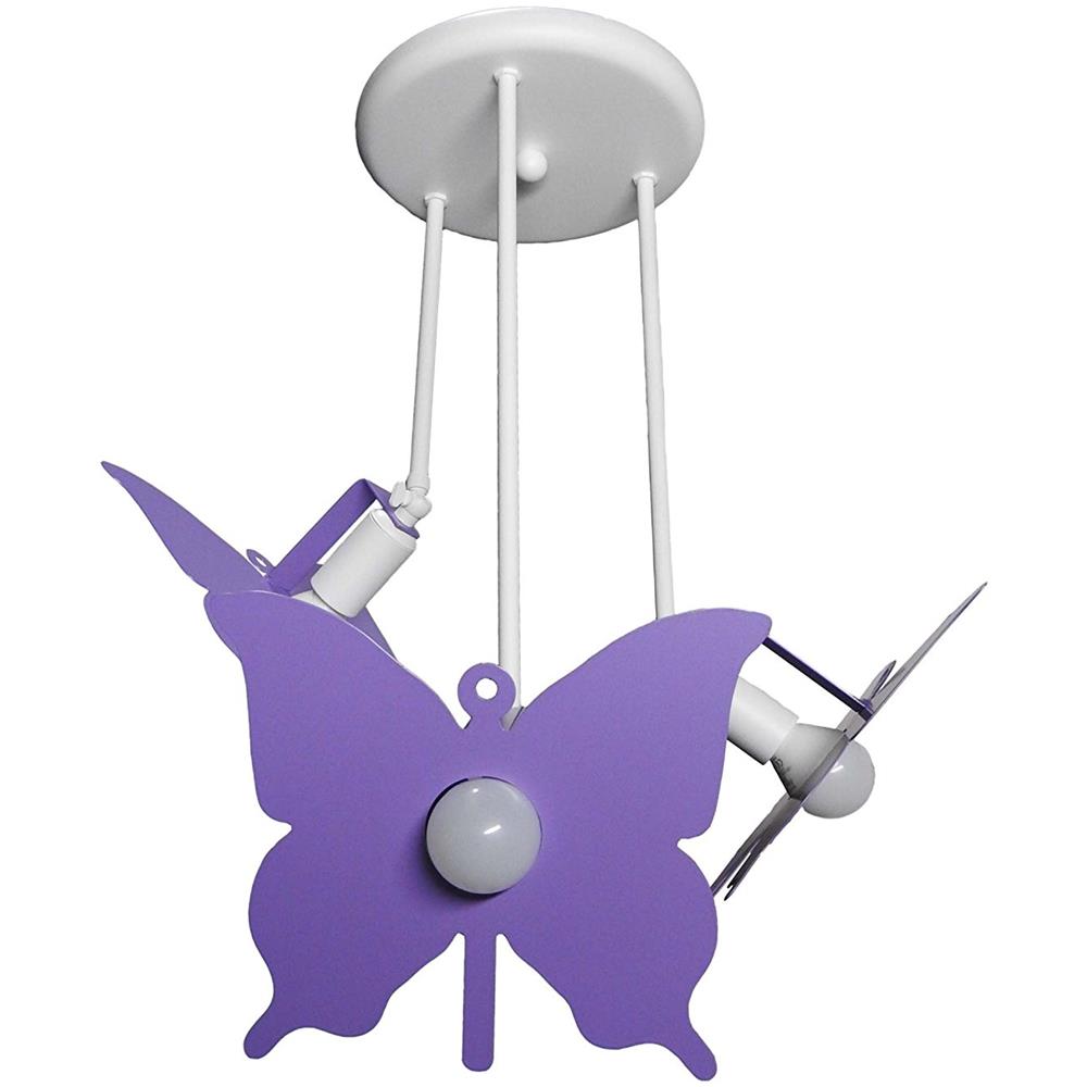 Nlight plafoniera stella glicine da soffitto e pareti per camerette e stanzette
