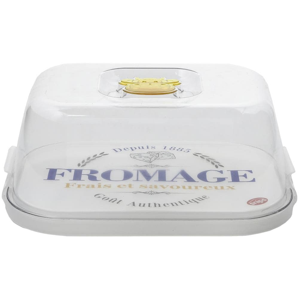 Box Formaggio Con Decoro Sulla Superficie Bianco - Foto 1