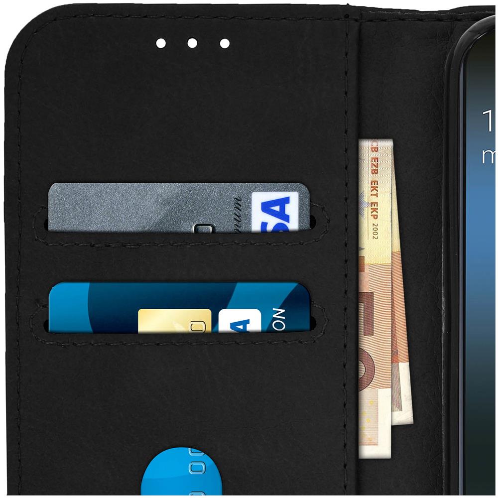 Custodia Samsung Galaxy A40 Portacarte Funzione Supporto Cover Silicone - Nero - Foto 5