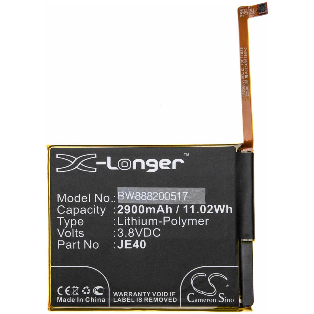 Batteria Sostituisce Motorola Je40 Per Smartphone Cellulare Telefono Cellulari (2900mah, 3.8v, Li-poly) - Foto 1