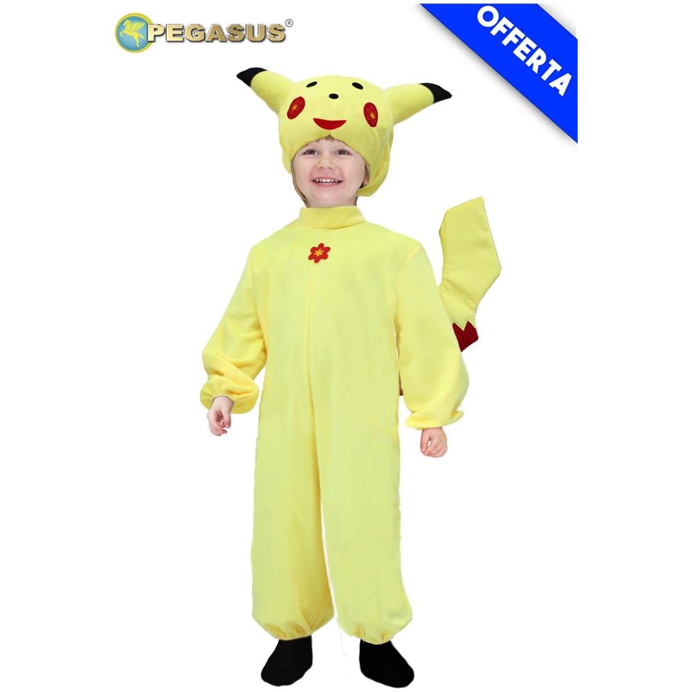 Costume Coniglietto Giallo ""taglia 3° 3/4 Anni"" Vestito Carnevale Pegasus Animaletti Peluche - Foto 1