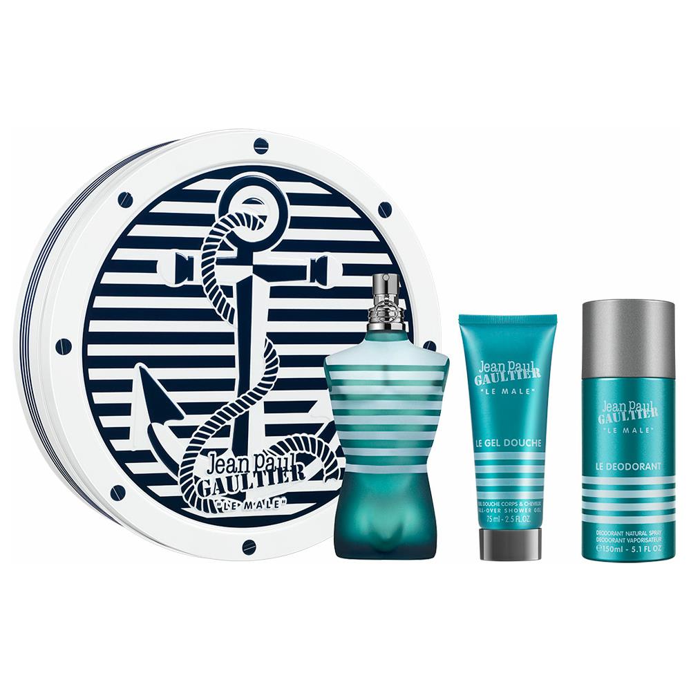 Le Male Eau De Toilette 125ml + Gel Doccia 75ml + Deodorante Spray 150ml - Foto 1