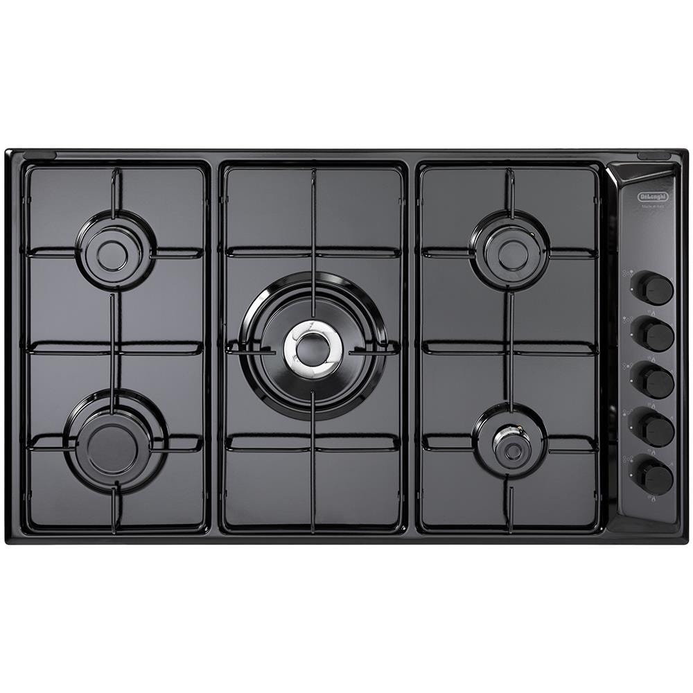 Delonghi Fln 59 Dd Piano Cottura Nero Da Incasso 86 Cm Gas 5 Fornelli - Foto 1
