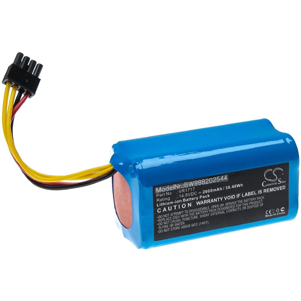 vhbw batteria compatibile con Zaco A4 A8 A9 aspirapolvere home cleaner 2200mAh, 14,8V, Li-Ion A6 