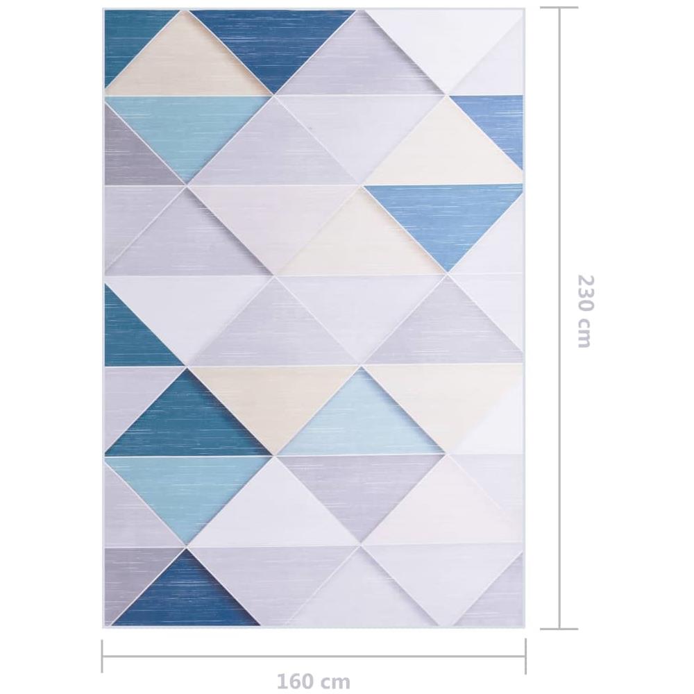 Sedia a Sdraio da Terra Pieghevole Grigio Talpa in Tessuto - Foto 5